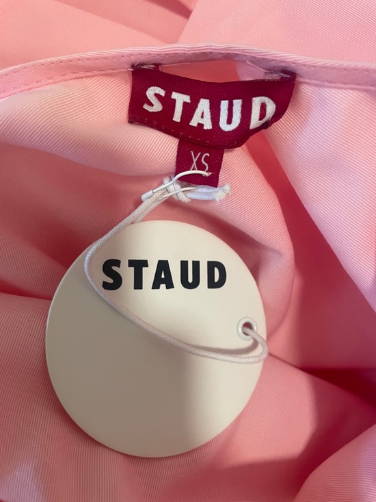 New Staud Marlowe Neck Tie Tiered Maxi Dress size XS - Picture 15 of 17